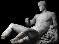 Dionysus, from the east pediment of the Parthenon, 447-432 BC