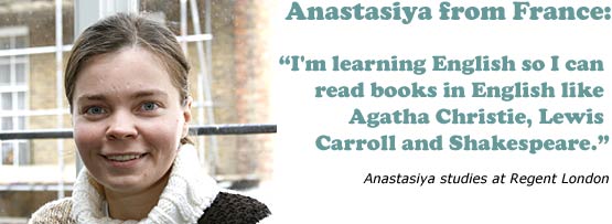 Grammar challenger Anastasiya from France