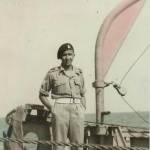 October 1945: On board a mine-sweeper in Trieste Harbour