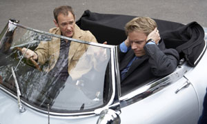 (L-R) Alexander Armstrong and Marc Warren in Mutual Friends