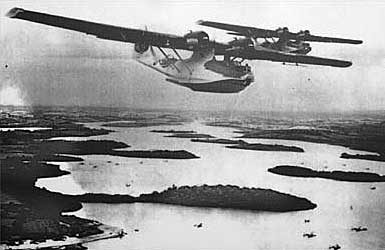 Catalinas over Lough Erne, 1943 - picture courtesy Breege McCusker