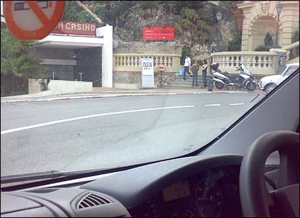 The Monte Carlo hairpin taken in first gear