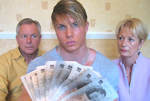 Ghent with dad David and mum Linda