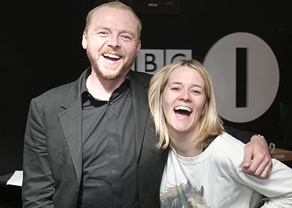 Simon Pegg and Edith