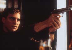 Pictured: JOAQUIN PHEONIX as Ray Elwood, in the film Buffalo Soldiers. Photo Credit: David Appleby