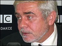 Antonín Pečenka ve studiu BBC