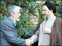 ميرحسين موسوی و محمد خاتمی