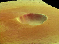 مریخ پر ایسا نامی گڑھا