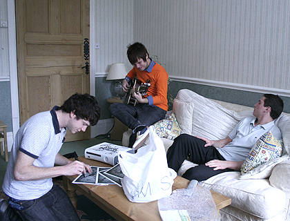 Relaxing before we set off...