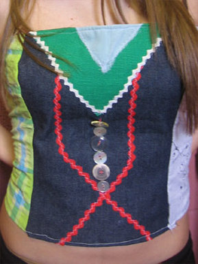 My eco-friendly corset