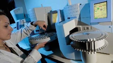 Gas Chromatography Mass Spectrometer at Cardiff University School of Engineering