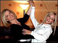 Lisa Gallagher learns to waltz