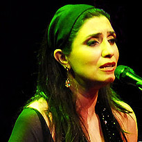Ghada Shbeir performing at the 2007 BBC Radio 3 Awards for World Music Poll-Winners' Concert