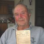 Eddie Bowes still treasures his ration book (no. 810109). There were tokens for meat, cooking fats, butter and margarine, bacon and sugar.