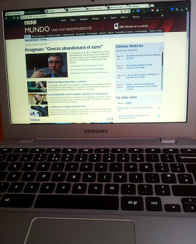 Chromebook con BBC Mundo