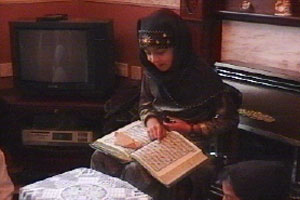 Anwari teaches her niece