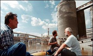 Labe se rozlilo i po areélu lovosického výrobce průmyslových hnojiv Lovochemie