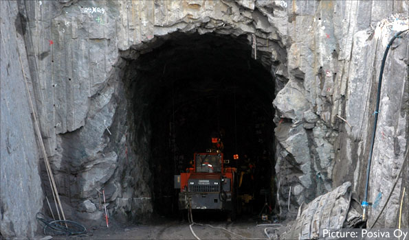Finland - A deep mine exploration tunnel