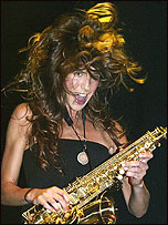Abi the sexy saxophonist