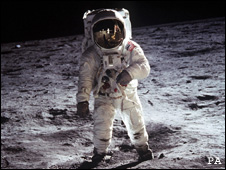 Buzz Aldrin on the Moon