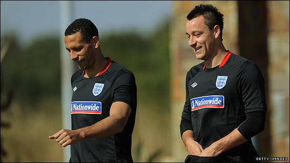 Rio Ferdinand and John Terry 