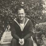 Leonard H Thomas at home (Portsmouth) on leave May 1941
