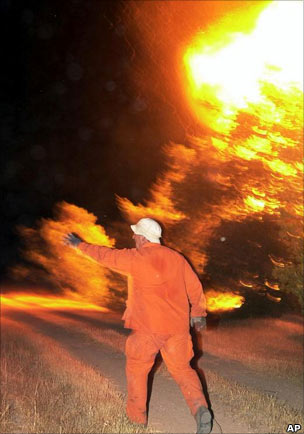 Firefighting in Greece