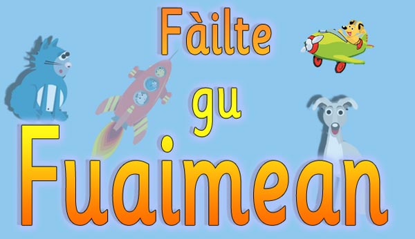 Fàilte gu Fuaimean big welcome logo