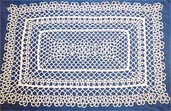 Limerick lace produced by Thelma Goldring