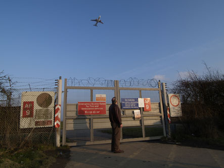 Charlwood Village, end of the Gatwick runway by Nick Danziger