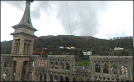 Malvern Priory tower