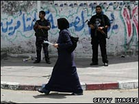 Palestinos nas ruas