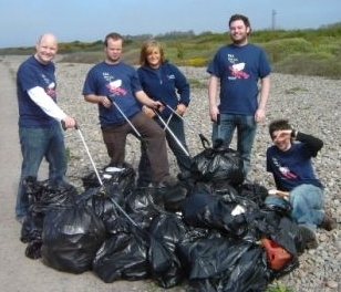 beach clean-up