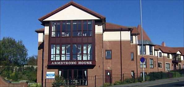 Armstrong House, Gateshead. One of the Southern Cross care homes featured in the Inside Out programme