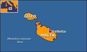 Map of Malta