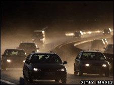 cars on the autobahn