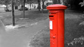 The post box...