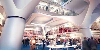 The interior of Broadcasting House