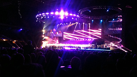 The Millennium Stadium stage