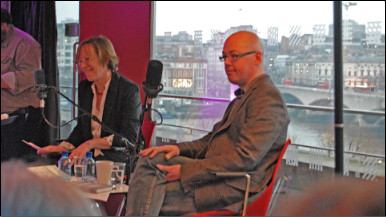 John Boyne and Harriett Gilbert.