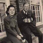 A WAAF and a pilot, North Weald airfield 1940-41