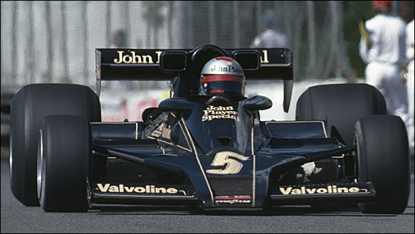 Mario Andretti in the Lotus 78