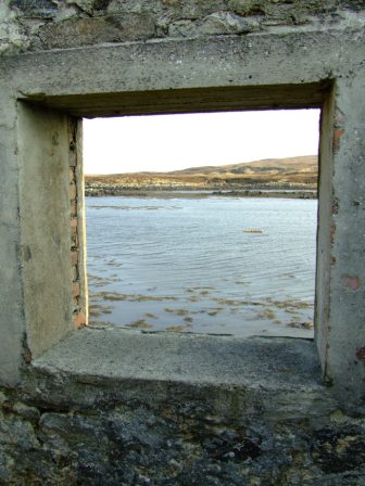 ruin at loch Euphort