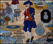 Part of Filey Tapestry panel 