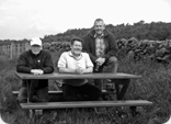 John, Vince and Denys at Parton Lookout, nr Loch Ken (courtesy Docherty family)