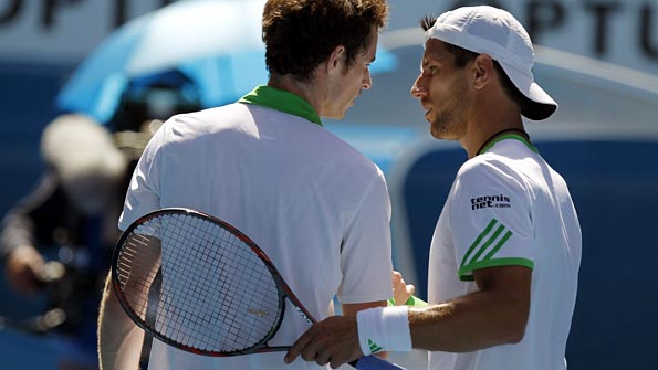 Andy Murray and Jurgen Melzer