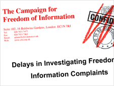 Delays in Investigating Freedom of Information Complaints