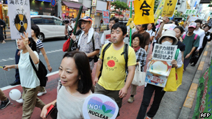 首相官邸外示威的反核电市民(18/08/2012)