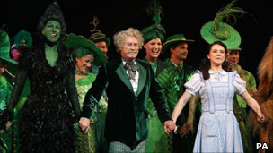 Three characters from Wizard of Oz musical