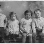 Left to right, Tony Mari, Ann and Bernard Fowler. 20th April 1940